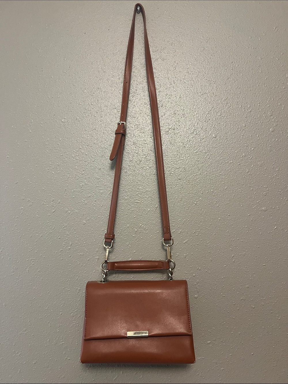 Women's Brown Leather Crossbody Bag